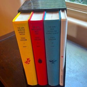 SOLD elsewhere-Millennium Trilogy Hardcover Set: The Girl with the Dragon Tattoo